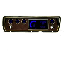 For Dodge Dart 69-76 Intellitronix Direct Fit Led Digital Gauge Panel Blue For Dodge Dart 69-76 Intellitronix Direct Fit Led Digital Gauge Panel Blue