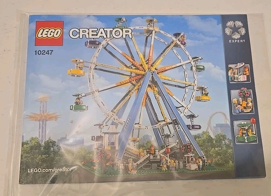 LEGO CREATOR Ferris Wheel 10247 New Open Box With Sealed Bags - Image 4 of 4