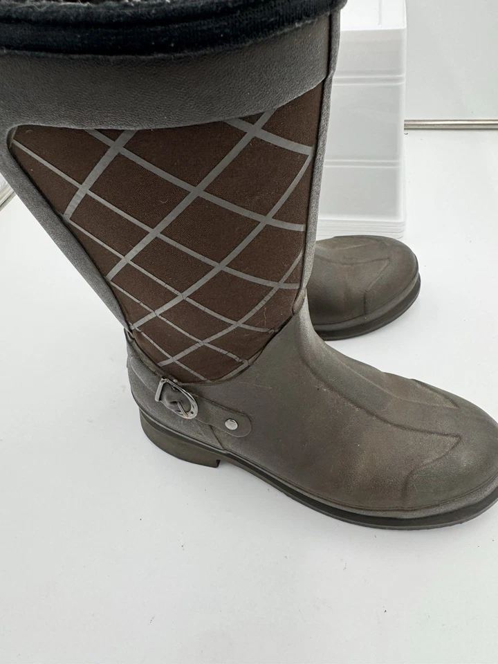 Women's Equestrian Muck Boots Chocolate/Brown Size 6-6.5 Lower to MId Calf - Image 4 of 4