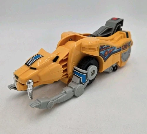 Mighty Morphin Power Rangers Yellow Sabretooth Tiger Zord Vintage Bandai 1991