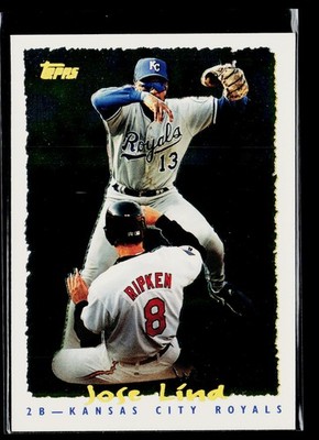 Jose Lind - 1995 Topps CyberStats (Spectralight) #352 - Kansas City Royals