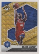 2020-21 Panini Mosaic Mosaic Gold Wave Prizm Shake Milton #56 5y7