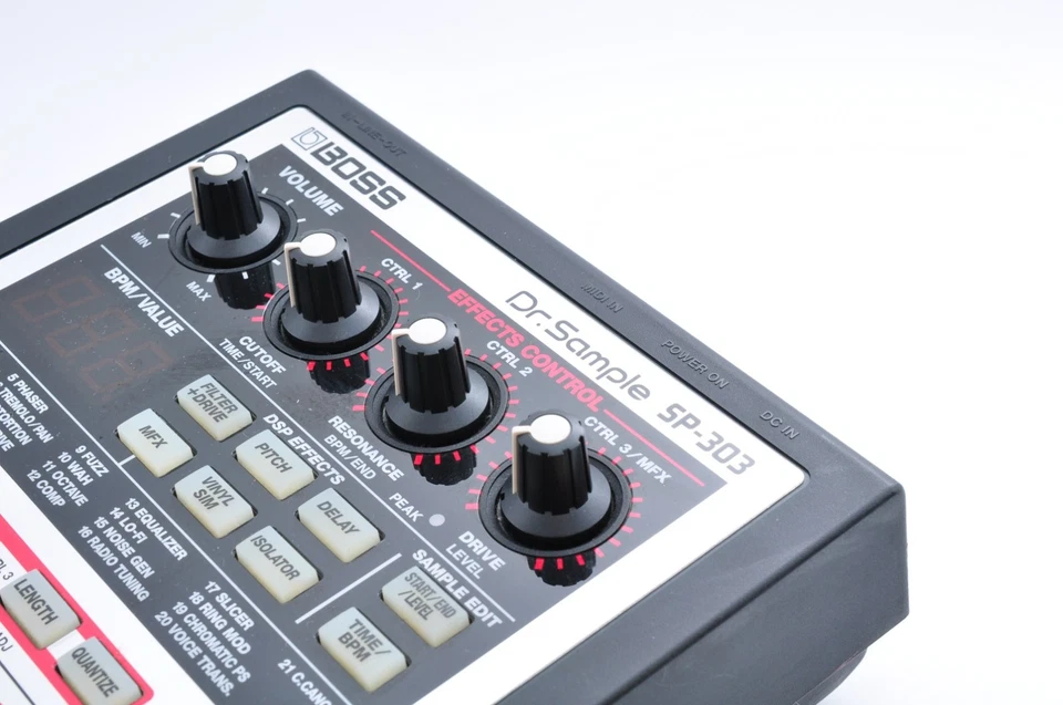 Boss SP-303 Dr. Sample 2004 w/Adapter + Memory Card Working CS91034 - Image 3 of 4