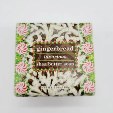 Gingerbread Exfoliating Shea Butter Soap Greenwich Bay Trading Co 6.35oz