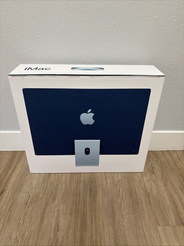 ORIGINAL 2023 APPLE IMAC 24" 16GB 512GB A2438 BLUE EMPTY BOX ONLY WITH INSERTS!!