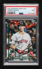 2022 Bowman Heritage Image Swap Variation Jarren Duran #3 PSA 9 MINT Rookie RC