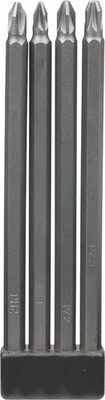 kwb bit Set, 150 mm, Industrial Steel, Extra Long, 4 Pieces, 120920 (1/4 inch...