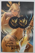 X-MEN Magik Waifu Katya Sinyukhina Signed & Remark Topless Huntress Makima