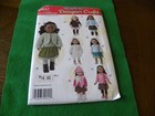 Simplicity Designer Crafts Pattern #0942 for 18" Doll Clothes — photo 1