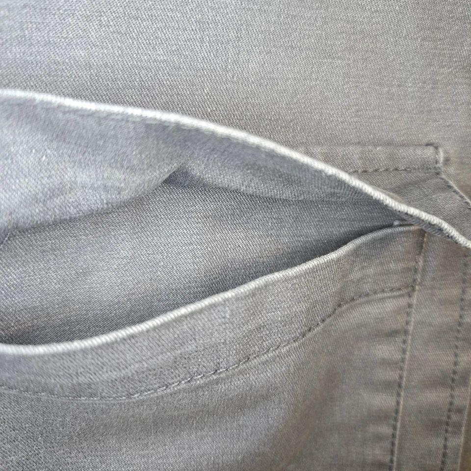 Asos Design Men's Super Skinny Grey Pants With Visible Front Pockets Size 32X30 - Image 4 of 4