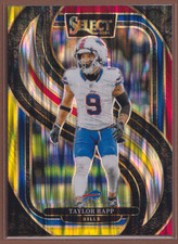 Taylor Rapp #195 2024 Panini Select Premier Red/Yellow Shock Prizm-1195