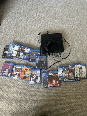 Sony PlayStation 4 Original Black, 500GB with Controller and Cables