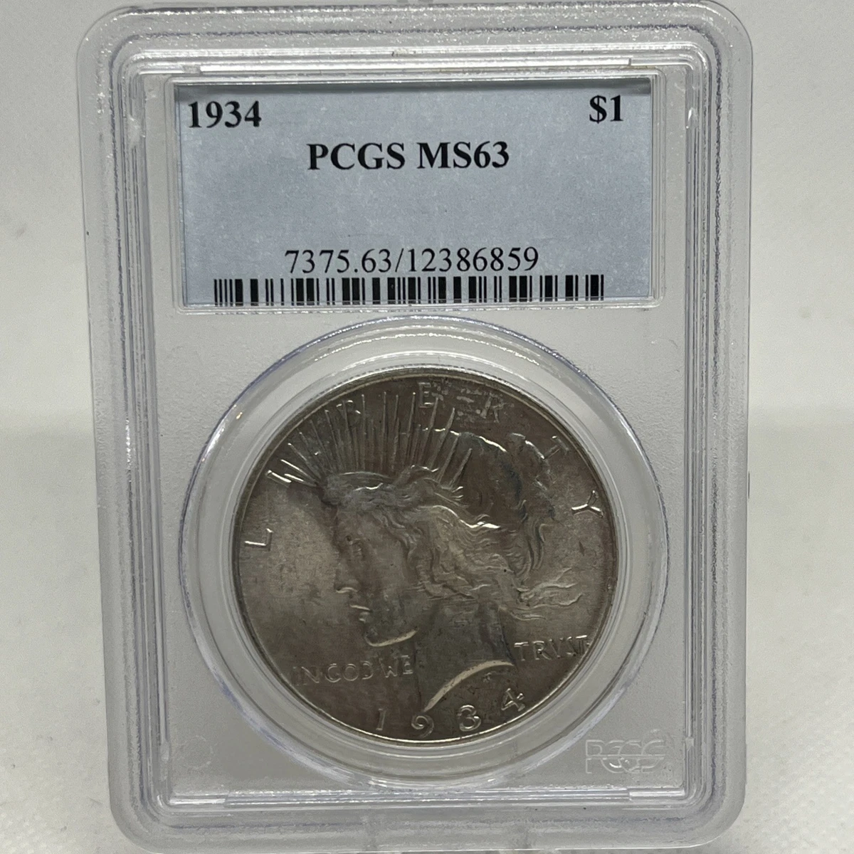 MS 63 Graded 1934 Year Peace Dollars (1921-1935) for sale | eBay