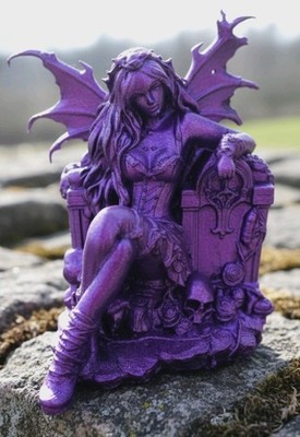  mythische Gothic Fee Pixie Modell 10cm 3D Druck Pla lila rosa Geschenk Sammler