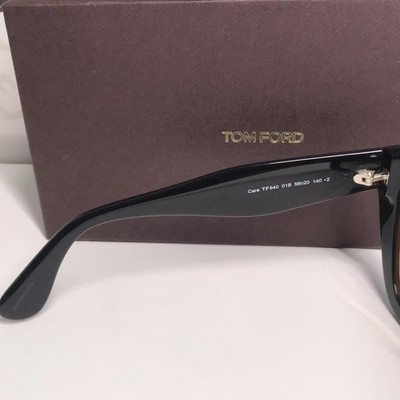 NEW AUTHENTIC TOM FORD BLACK CAT-EYE SUNGLASSES TF940 01B | eBay display picture 1