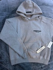 NEW- Fear Of God Essentials - Dark Oatmeal Hoodie SS22 - FREE SHIPPING