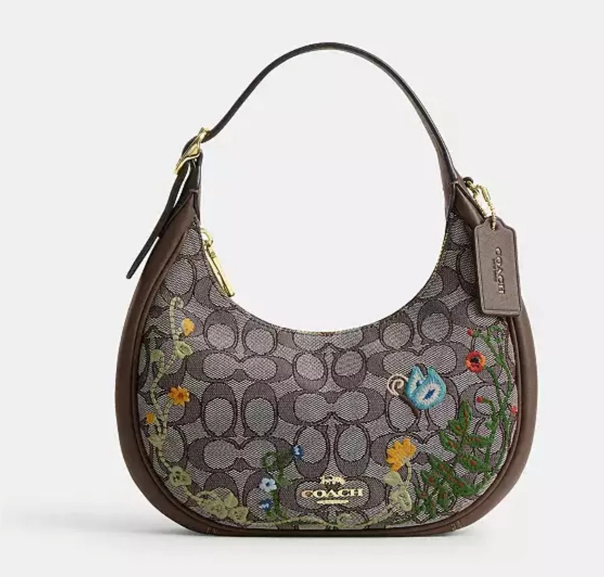 Coach Embroidered Shoulder Bag Bags & Handbags for Women for sale