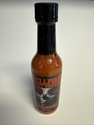 Hellfire Doomed Hot Sauce, Hottest Sauce in the World, Spiked with 6.66... 