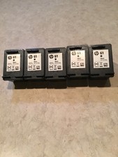 HP 61 EMPTY Ink Cartridges - Lot of 5