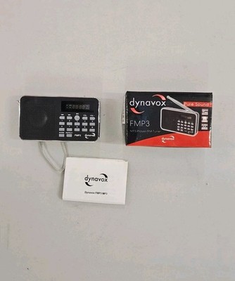 dynavox mini radio camping radio fmp3 mp3 player fm tuner Neu OVP