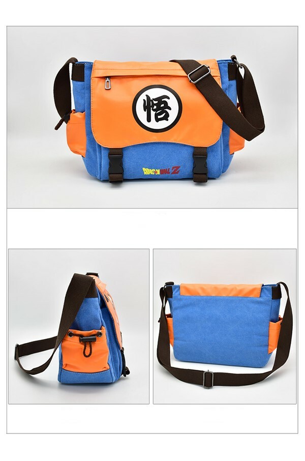 Dragon Ball Z Shoulder School Library Travel Bag Goku DBZ Cartoon Anime Gaming eBay
