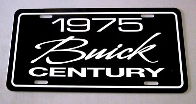 1975 Buick CENTURY license plate car tag 75 Indy pace car T TOP 2 door coupe