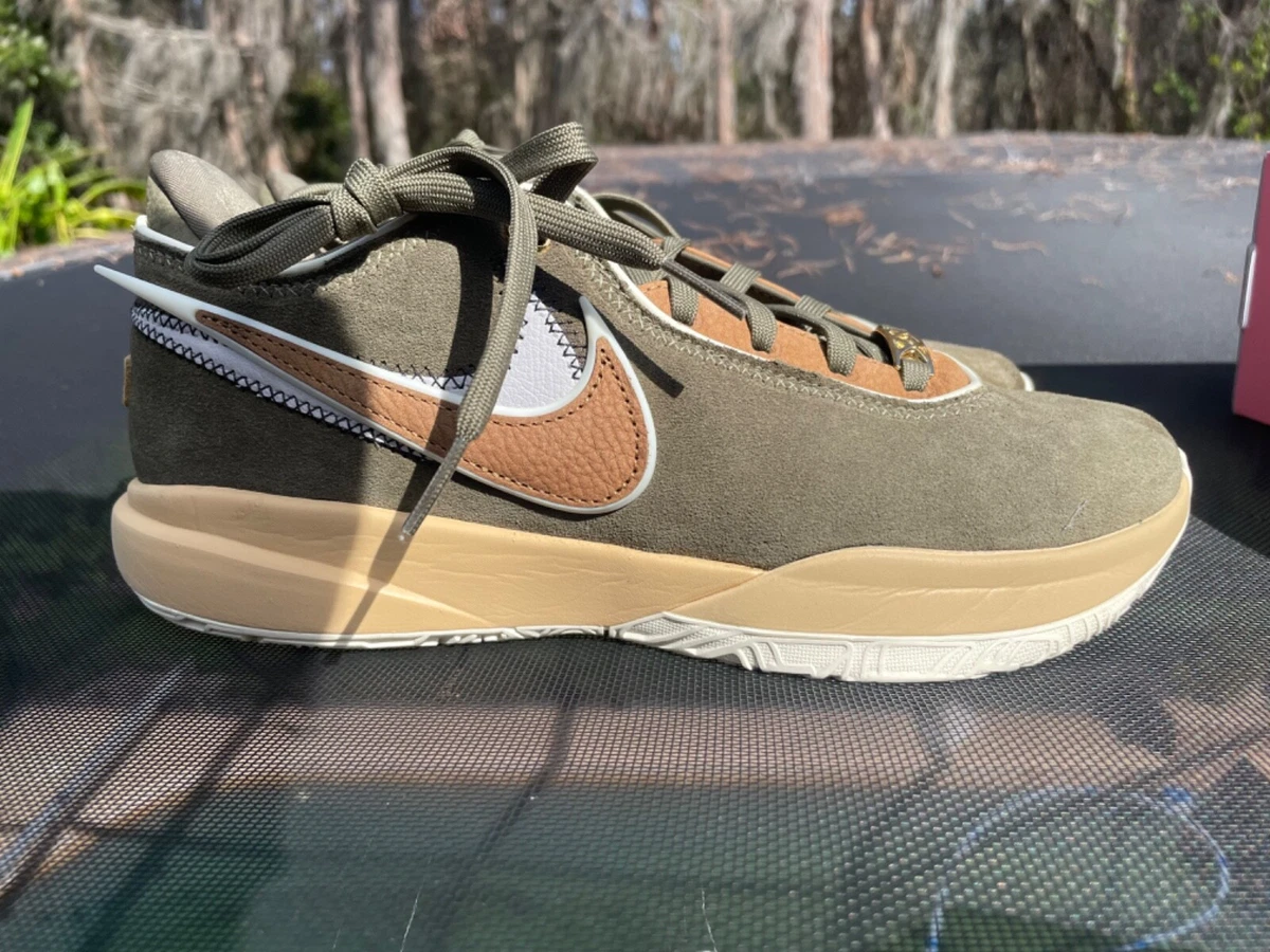 Olive green lebrons cheap