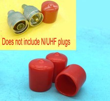 500PCS 18mm Protective Plastic Cover Dust Cap for N/UHF Male Connector Adapter