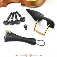 Premium 4/4 Violin 15-16 Viola Full Size Violin Cheek Rest Pins Tailbar End Pin
