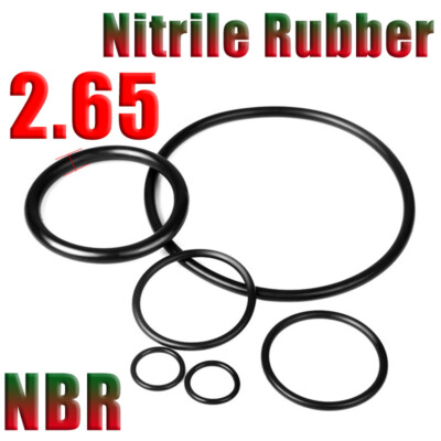 Nitrile Rubber O Rings Wire-φ2.65 Oil Resistant Sealing Gasket Ring NBR Black