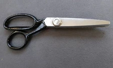Vintage Professional Tailor Dressmaker Zig Zag Heavy Metal Sewing Scissors JAPAN