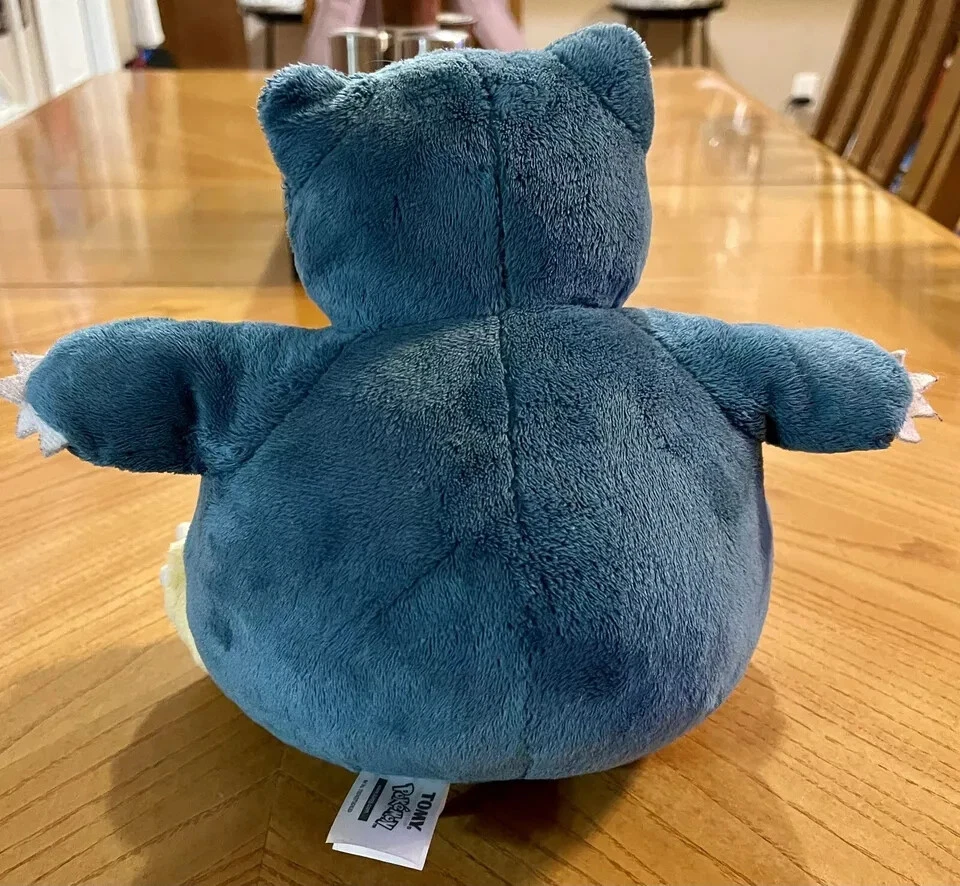 TOMY POKEMON 9" PLUSH SNORLAX STUFFED ANIMAL RARE TOY AUTHENTIC 2015 D6 - Image 3 of 4