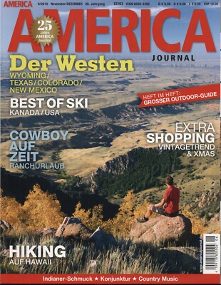 AMERICA JOURNAL 6/2015 Der Westen-Best Of Ski-Cowboy auf Zeit-Hiking !NEU!