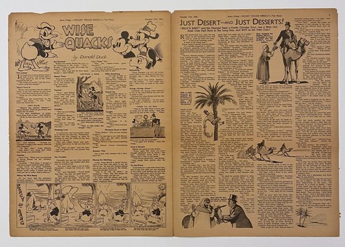 Original Micky Mouse Weekly Vol. 1 No. 37 October 17th, 1936 - Picture 4 of 4