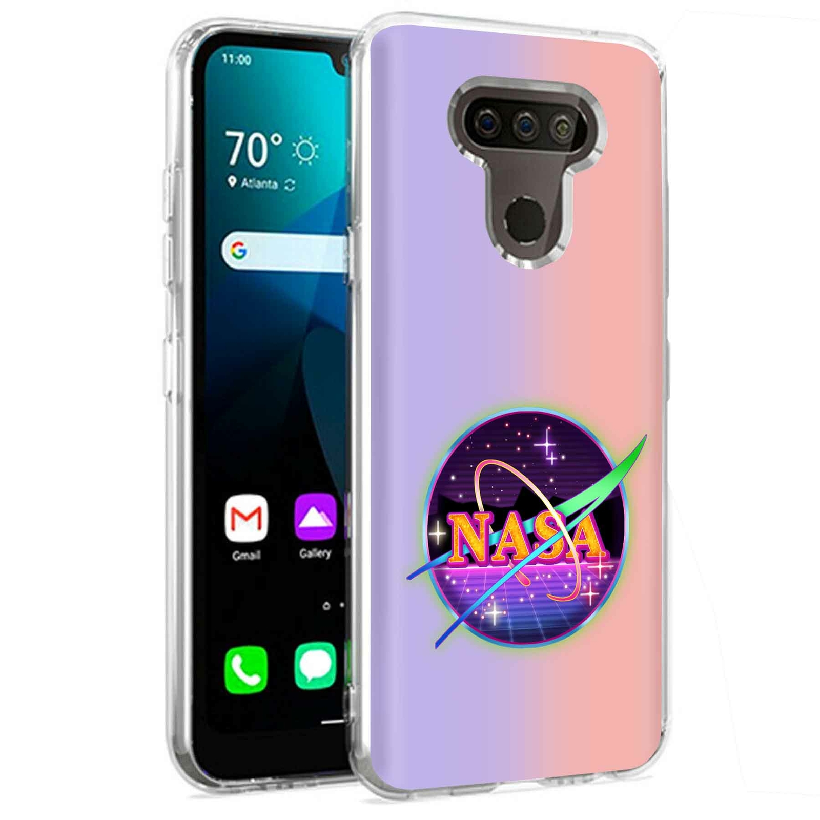 NASA Space Agency Design Phone Case for LG Harmony 4 Xpression Plus 3 K40S-image