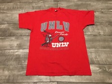 Vtg Fruit of the Loom UNLV University of Nevada Las Vegas Tee Shirt T-shirt XL