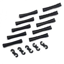 10 Bicycle Bike Outer Cable Frame Protector MTB Road 5 Cable Clips Rattle Guards
