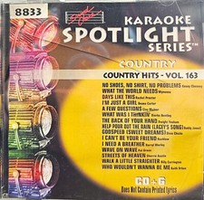 SC8833 COUNTRY HITS  SOUND CHOICE KARAOKE CDG