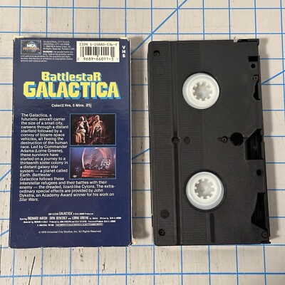 Battlestar Galactica 1978 TV Movie (VHS, 1996) w/ Slipcover | eBay
