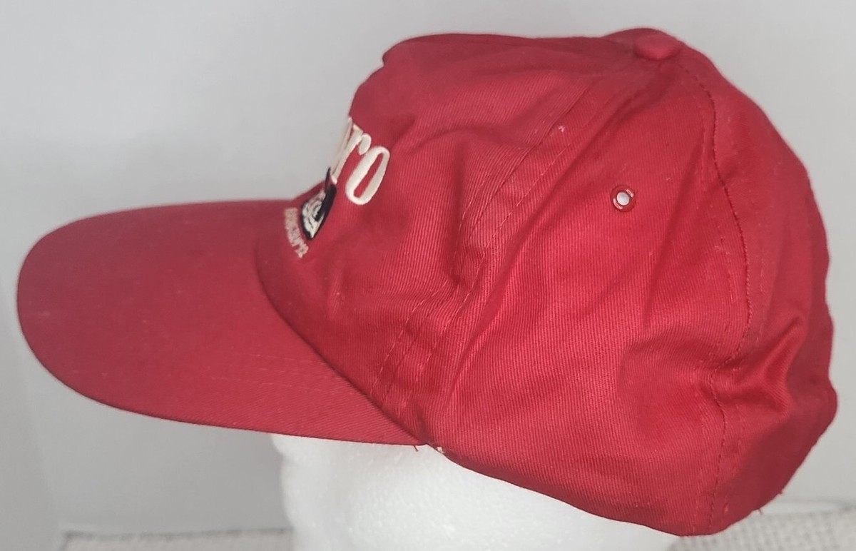 80-90s Marlboro レーシングチーム92 キャップ サンタフェ　ボロ Vintage Marlboro Racing Team '92 Snapback Truckers Embroidered Red