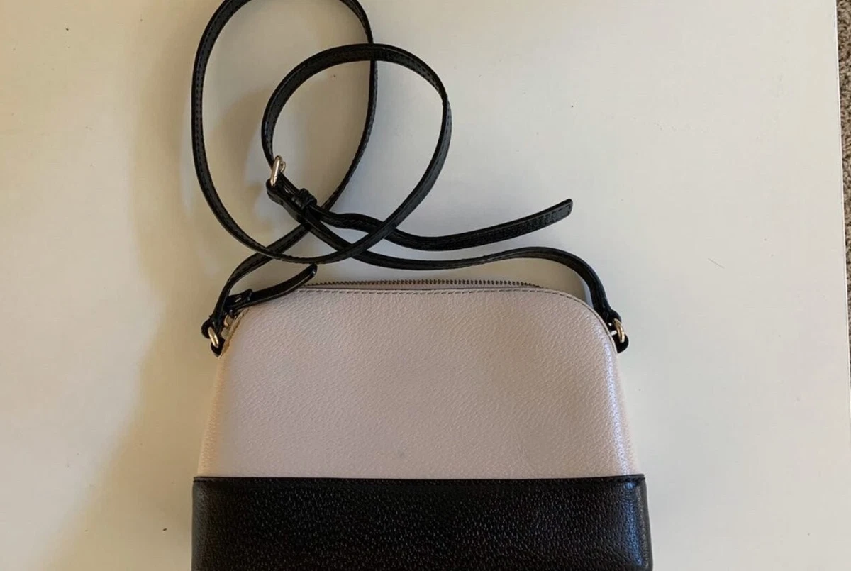 Kate Spade Black and Cream Crossbody Purse eBay