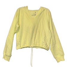 so lounge life sweatshirt soft yellow Small NWT Soft And Comfy