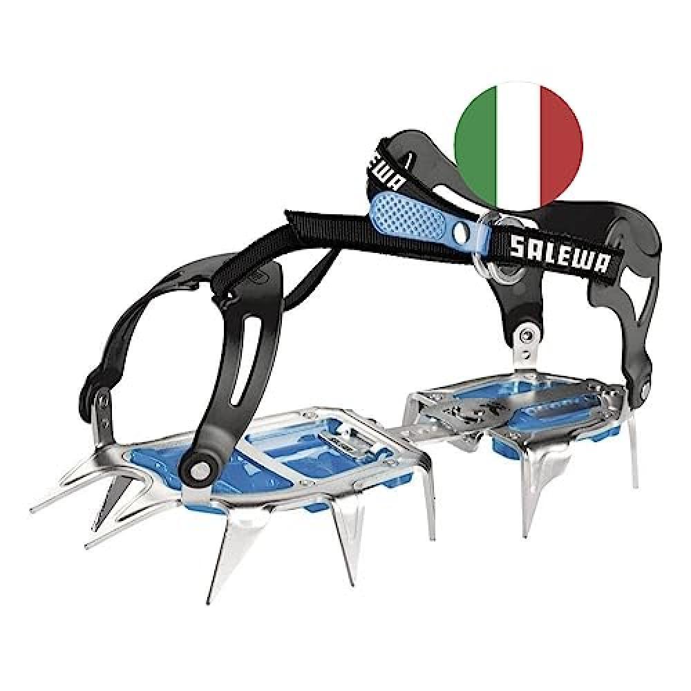 (TG. Taglia unica) SALEWA Alpinist Walk, Ramponi A 12 Punte Unisex Adulto, Blu (