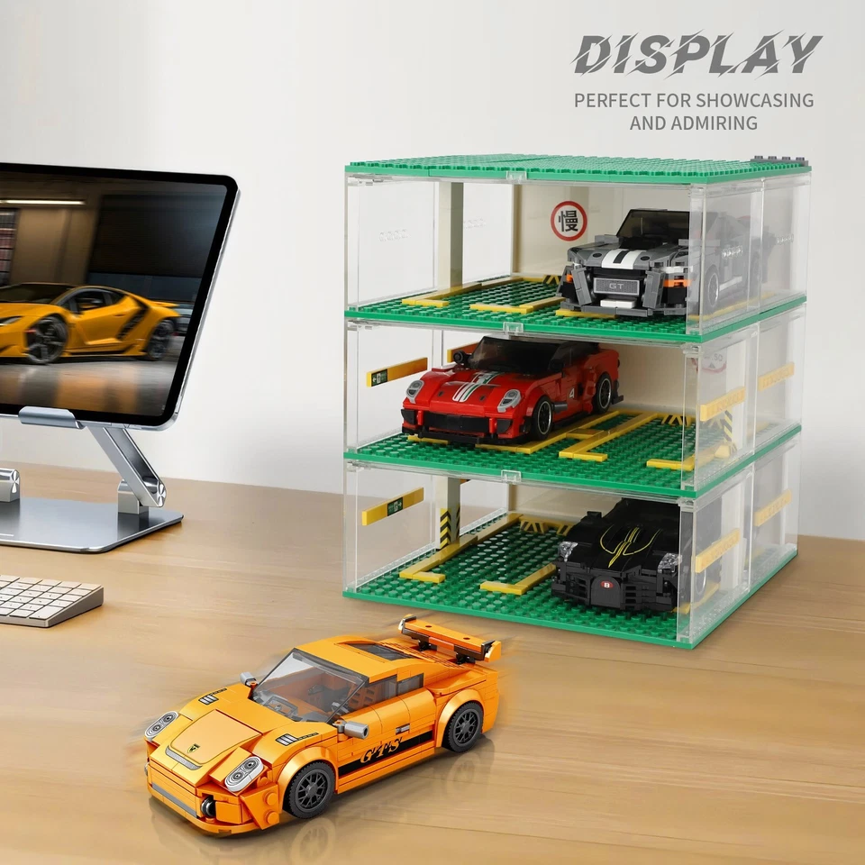 Bloques de construcción/ladrillos para autos deportivos Porsche 911 GT3 338 un. Tecnología Reobrix Foto 4 de 4