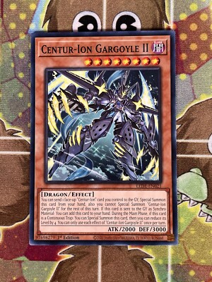 Yugioh Centur-Ion Gargoyle II LEDE-EN021 Single