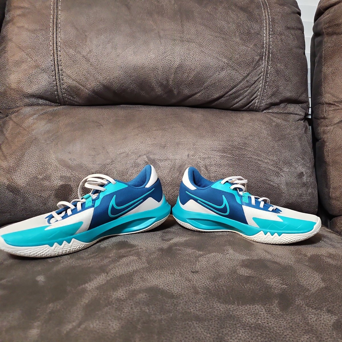 Size 9 - Nike Precision VI Low Industrial Blue Clear Jade | eBay