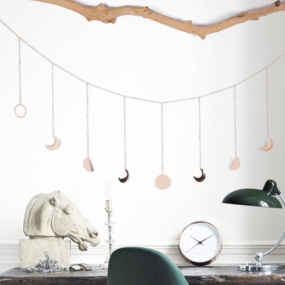 Wall Hanging Moon Decor Bohemian Lunar Eclipse Living Room Ornament eBay