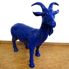 Blauer Bock ZIEGENBOCK ZIEGE Deko Garten Tier Figur 60 cm kein blaues Schaf