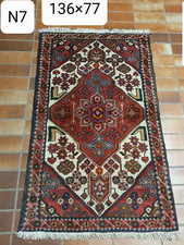 N7) Alter Teppich  136x77cm Orientteppich Echte Perser Perserteppich
