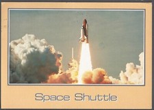 SPACE SHUTTLE COLLECTION Postcard Space Shuttle Discovery Lifts Off From Pad 39A